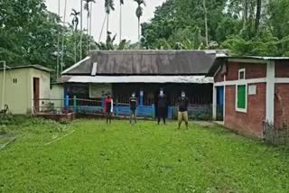 Villagers made quarantine centre at Moran