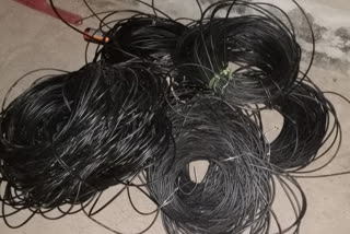 Arrest of two accused for theft  Internet cable