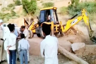 nuh police in action against Illegal mining