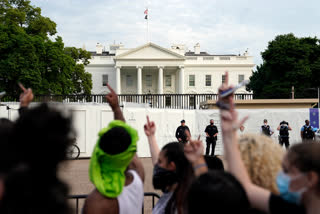 White House  George Floyd  Lockdown lifted  White House  US Secret Service  Minneapolis  ജോർജ് ഫ്ലോയിഡ്  അമേരിക്ക  വൈറ്റ് ഹൗസ്  ലോക്ക് ഡൗൺ