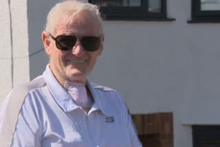 After one of the longest hospital stays of any UK COVID-19 patients Brian was back at his home