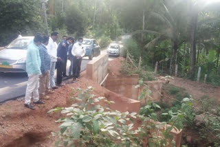 Mla Kumara Bangarappa watched the road works in soraba