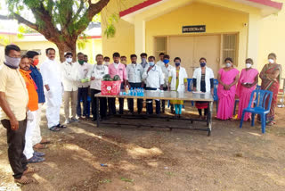 Sanitizer, Mask, Hand Gloss Kit Distribution for Quarantine Centers