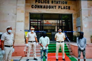 two robbers arrested for robbery in canaught place in delhi