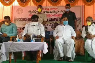 Minister Puvvada Ajay Kumar participated in the Regulated Agricultural Farming Policy Conference organized in Khammam
