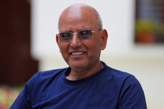 Puranjan Acharya, an independent analyst, speaks with the Associated Press during an interview at his residence in Kathmandu, Nepal, on Friday.