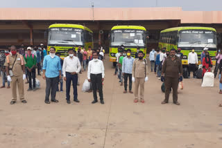 69 workers to travel from Hubli to Jharkhand