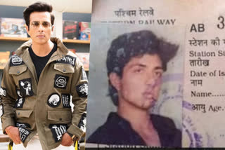 Sonu sood Mumbai local pass photo goes viral on social media