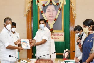Comprehensive Guidelines COVID-19 book released by tn chief minister