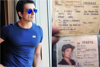 Sonu Sood gets emotional over 22-year-old Mumbai local train pass