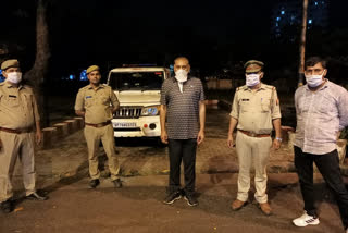 a man arrested for committing indecency with a foreign woman in Noida