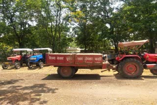 8 tractors seized in katghora