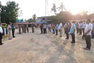 Jagatsinghpur district administration mass bande Utkal Janani Gaan