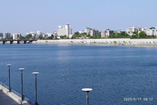 Sabarmati river became clean in lockdown