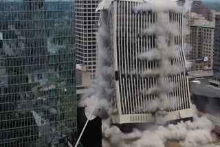 Watch: Former Dominion Energy office tower at Seventh and East Cary streets in Richmond dropped to the ground.