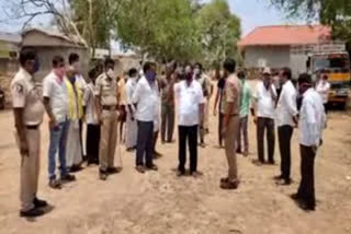 yogi vemana Temple priests are protest