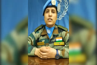 major suman gawani thanks nation for winning military gender advocate award from un