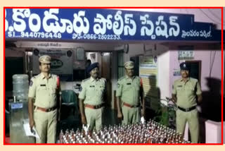 Illicit liquor sieged by krishna district police