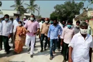 Minister Gautam Reddy's visit to Nellore district about spread corona virus