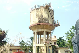 water tank damage