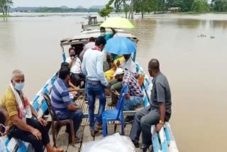 MLA Nandita Das visited flood effected area at boko kamrup assam etv bharat news