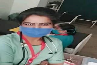 sonali-serving-as-corona-warrior-in-hospital-of-neemuch