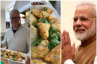 pm narendra modi accepts scott morrison samosa invitation