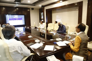 Review meeting taken by CM Shivraj on corona condition in madhya pradesh held in bhopal