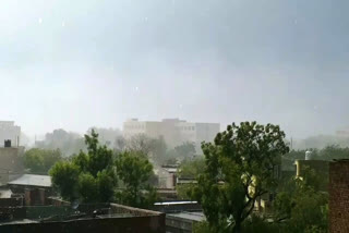 jhajjar weather pleasant by rain