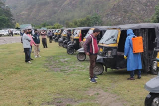 auto rickshaw sanitization during lockdown