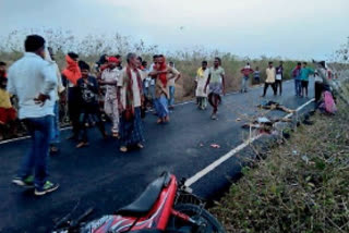 Two youths killed in road accident in kaimur