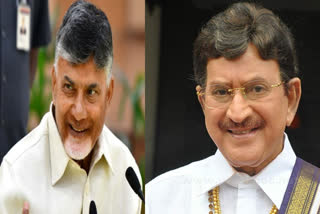 chandrababu naidu birthday wishes to super star krishna