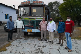 illicit rice caught at godavarikhani in peddapalli district by task force police