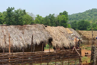 social distancing  in chhattishgarh village