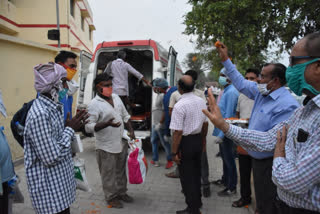 corona patients returning home.