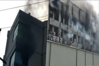 Fire breaks out at two commercial properties in Noida