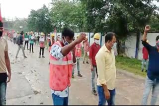 golaghat bio refinery protest assam etv bharat news