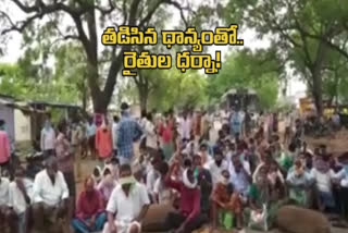 Formers Protest In Manchirial District