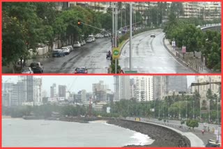 Rain lashed parts of Mumbai, earlier today