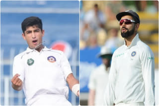 Naseem Shah, Virat Kohli