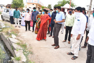 Collector Krishnabhaskar has started sanitation work in the Rajanna Sirisilla district.