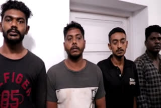 Thiruvanthapuram  kadinakulam  Mundanchira  Mundanchira Murder  police arrested four  തിരുവനന്തപുരം  കഠിനംകുളം  മുണ്ടൻചിറ  പൊലീസ് പിടികൂടി  നാല് പേരെ പൊലീസ് അറസ്റ്റ് ചെയ്‌തു  ഗുണ്ടാ വിളയാട്ടം  കഠിനംകുളം മുണ്ടൻചിറ