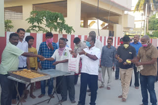 Thirumala ladu sale in Gazwel town, Siddipet district