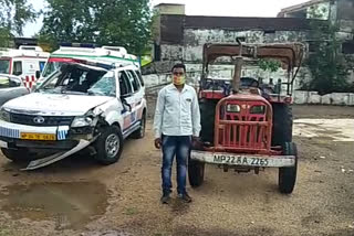 Innocent farmer tractor seized by Kevalari administration of seoni