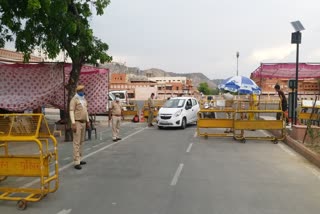 Police seized vehicles,  Lockdown violation in Jaipur