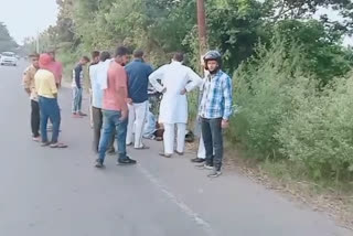 motorcyclist falls and injured, condition critical in bijnor uttar pradesh