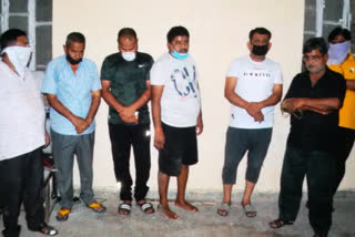 Ajmer news, gambling business, arrested,