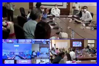 Gujarat Chief Minister Vijay Rupani chaired a high level meeting overCycloneNisarga