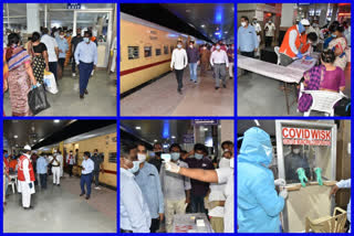 screening tests for passengers in guntur railway station