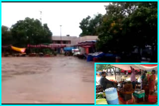 huge rain in bapatla at guntur district